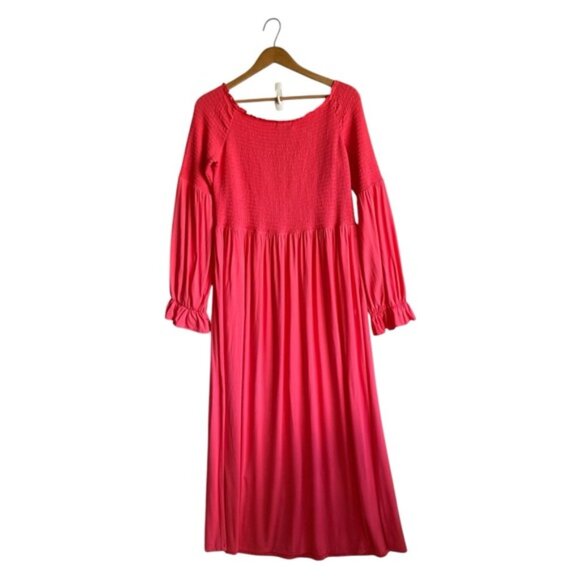 Smash + Tess Ellie Maxi Dress Size XL Hot Coral NWT - Picture 9 of 16